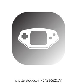 gameboy icon vector template illustration logo design