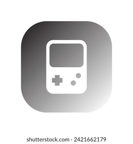 diseño de imagen de icono gameboy vectorial