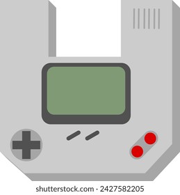 Gameboy Letter Alphabet Vector Illustration