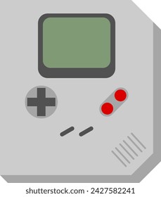 Gameboy Letter Alphabet Vector Illustration