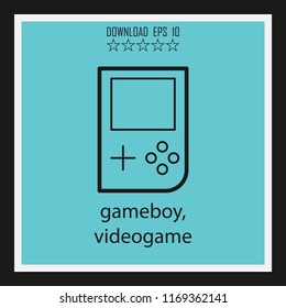 gameboy, videogame vector icon