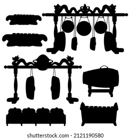 
Gamelan Vector Illustration on Isolated Background