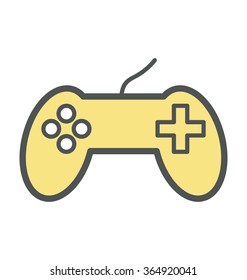 Gamepad Bold Icon Illustration 