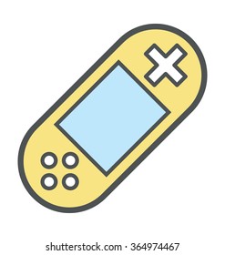 Gamepad Bold Icon Illustration 