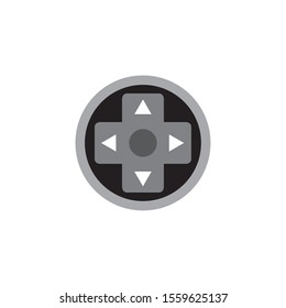 gamepad button icon design, Videogame play leisure gaming technology entertainment digital and joy theme Vector illustration