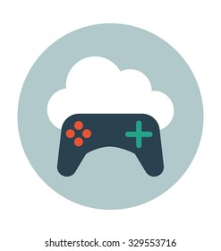 
Gamepad Colored Vector Illustration
