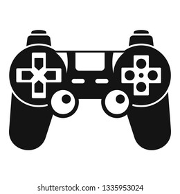 Gamepad control icon. Simple illustration of gamepad control vector icon for web design isolated on white background