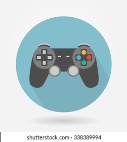 Gamepad or Controller icon. Flat style