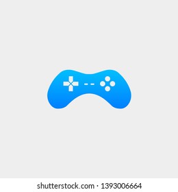 gamepad controller logo template vector illustration icon element