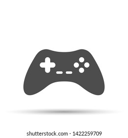 Gamepad controller vector icon. Flat sign for mobile concept and web design. Glyph icon of joystick game. Symbol, logo. Vector illustration