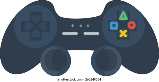 gamepad flat design