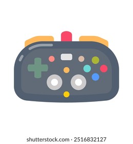 Iconos planos de Gamepad, Ilustración vectorial