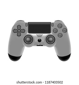 Gamepad for game console.The joystick for the console.The controller in the vector.Joystick vector illustration.