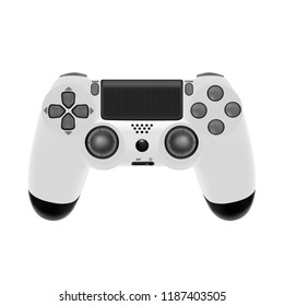 Gamepad for game console.The joystick for the console.The controller in the vector.Joystick vector illustration.