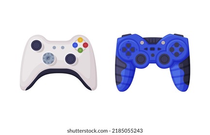 Gamepad como controlador de juegos y dispositivo de entrada para conjunto de vectores de consola de videojuegos