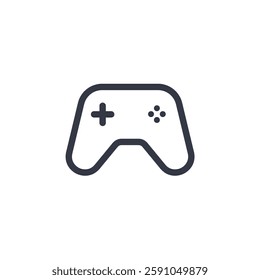 Gamepad. game controller. joystick icon symbol vector sign isolated on white background illustration for graphic and web design