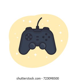 gamepad, game controller vector illustration