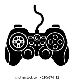 Gamepad, Gamer Vector Illustration Suitable For Silhouette, And Cutting Machines, Cut, And Craft Projects