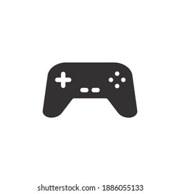 Gamepad glyph icon for web template and app. Vector illustration. design on white background. EPS 10