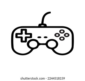 gamepad icn line game controler console favorite icon
