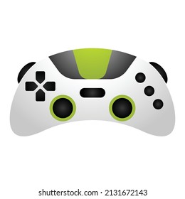 Gamepad icon cartoon vector. Game joystick. Play button