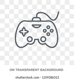 Gamepad icon. Gamepad design concept from Arcade collection. Simple element vector illustration on transparent background.