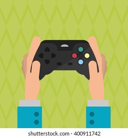 gamepad icon design, vector illustration