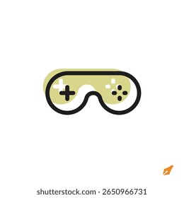 gamepad icon is designed in a visually appealing and easily recognizable style. It’s suitable for various visual needs such as apps, presentations, digital media, or other graphic design projects.