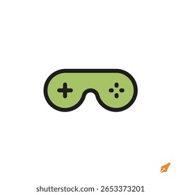 gamepad icon is designed in a visually appealing and easily recognizable style. It’s suitable for various visual needs such as apps, presentations, digital media, or other graphic design projects.