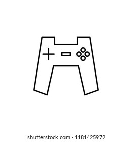 gamepad icon. Element of Internet related icon for mobile concept and web apps. Thin line gamepad icon can be used for web and mobile