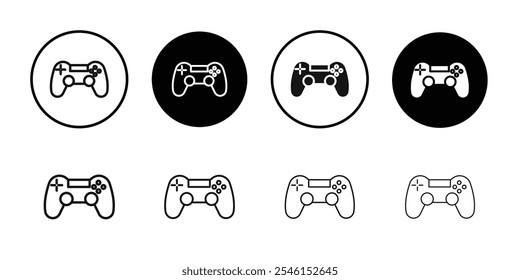 Gamepad icon Flat art illustration in outline