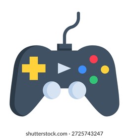 Gamepad-Symbol, flache Vektorgrafik