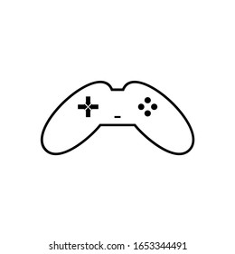 Gamepad icon. Game controller icon template color editable. joystick symbol vector sign isolated on white background illustration for graphic and web design. eps 10