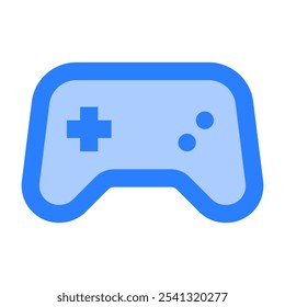 Video Icono de gamepad. gamepad, juego, joystick, controlador, consola, joypad, electrónico, jugador, dispositivo, juego. Ilustración de icono de Vector