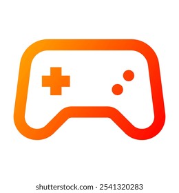 Video Icono de gamepad. gamepad, juego, joystick, controlador, consola, joypad, electrónico, jugador, dispositivo, juego. Ilustración de icono de Vector