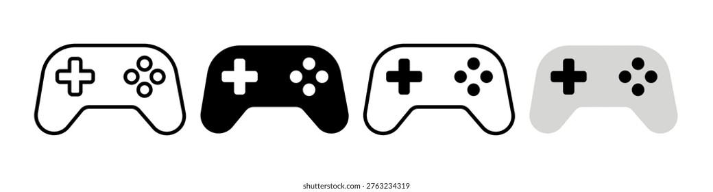Gamepad icon. Game sign. for mobile concept and web design. vector illustration