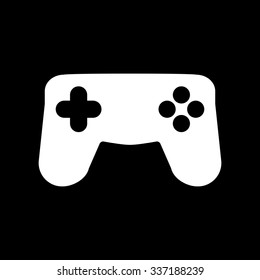 The gamepad icon. Game symbol. Flat Vector illustration