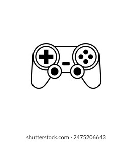 Gamepad icon, Game icon vector for web, computer and mobile app isolated on white background.