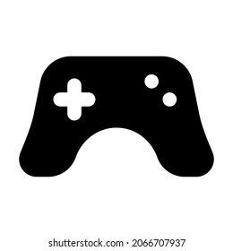 Icono Gamepad ilustración vectorial aislada. Icono de vector de estilo negro de alta calidad