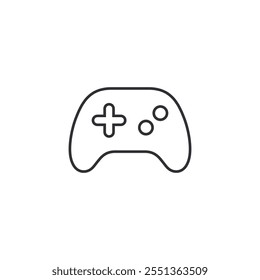 Gamepad icon. Joypads for playing video games. Gaming joystick. Video game controller. Controller icon. Gamepad icon. Gaming accessory. PC gadget. Computer store. Web pictogram. Game console. 