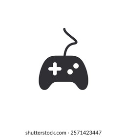 Gamepad icon. Joypads for playing video games. Gaming joystick. Video game controller. Controller icon. Gamepad icon. Gaming accessory. PC gadget. Computer store. Web pictogram. Game console. 