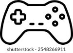 Gamepad icon, joystick icon, game console symbol vector