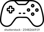 Gamepad icon, joystick icon, game console symbol vector