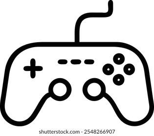 Gamepad-Symbol, Joystick-Symbol, Spielkonsolensymbol, Vektor