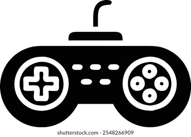 Gamepad-Symbol, Joystick-Symbol, Spielkonsolensymbol, Vektor