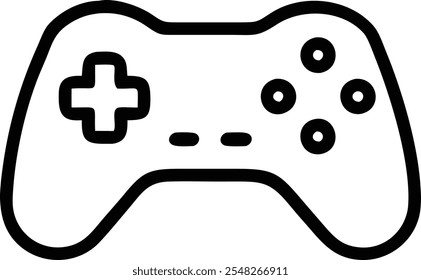 Gamepad icon, joystick icon, game console symbol vector