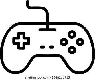 Gamepad-Symbol, Joystick-Symbol, Spielkonsolensymbol, Vektor