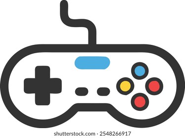 Gamepad-Symbol, Joystick-Symbol, Spielkonsolensymbol, Vektor