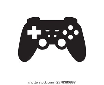 Gamepad icon, joystick icon, game console symbol vector. Gamepad on white background.