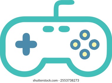  Gamepad icon, Joystick videogame controller vector 